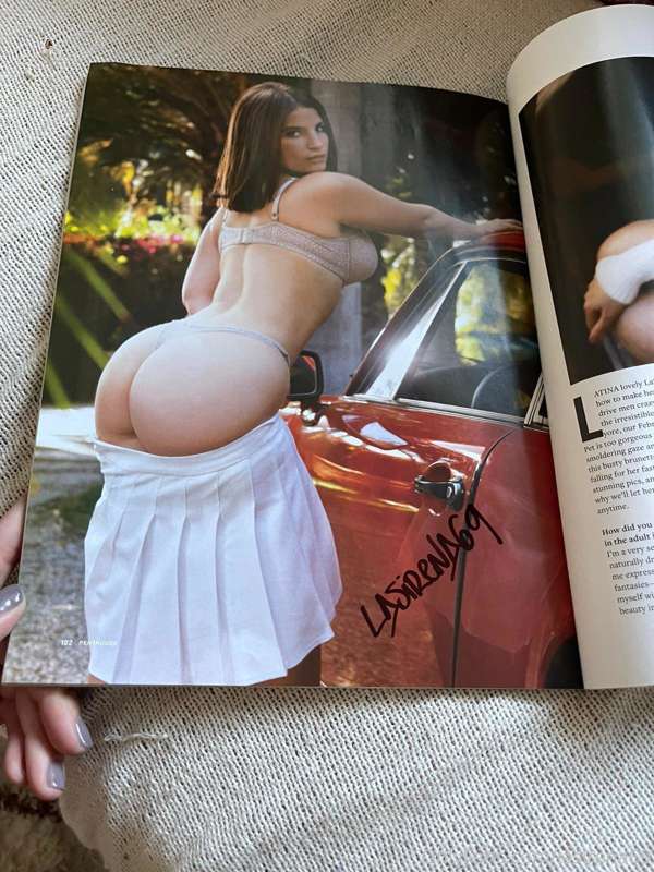 My Exclusive Penthouse feature with autograph included messa..