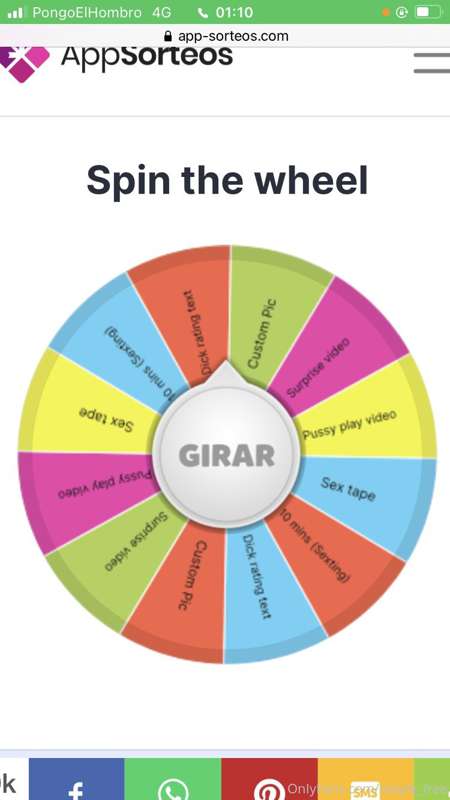 I want to make a wheel for you 🥰 there's no chance you won't..