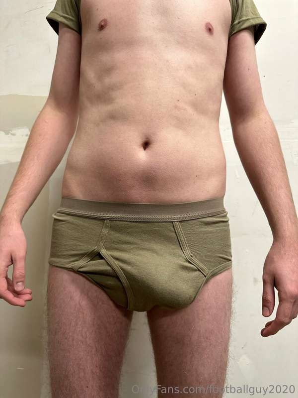 The private doing a little stripping down to his military br.. 16