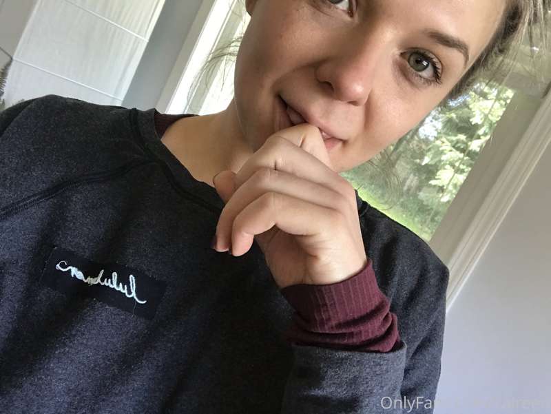 Today is my day off so I’m just hanging out in comfy clothes..