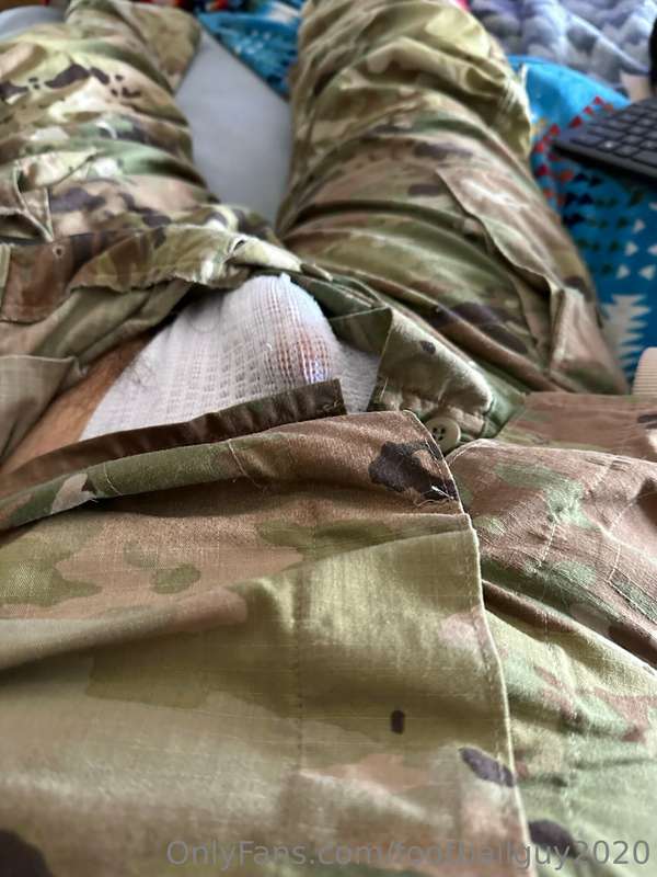 Had a fun jerk off session in uniform and wearing a jock! Ch.. 3