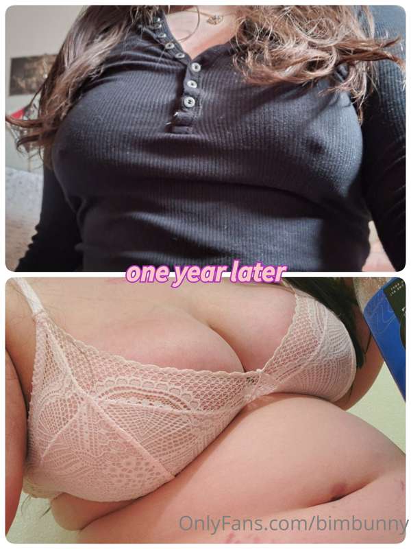 a year ago today I was taking as many breast growth suppleme..