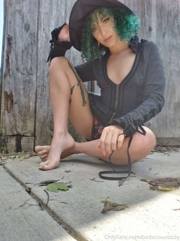 After years of this witch being harassed by the towns people.. 16