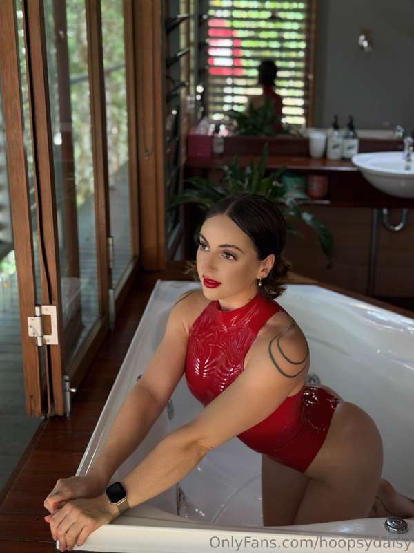 Imagine, I was about to take a bath then I saw you 😉