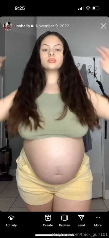 But on my belly daddy 1