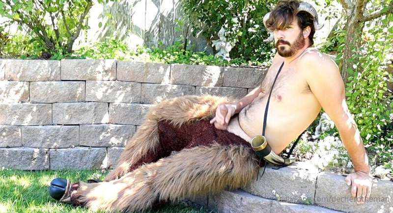 Self pleasure as a satyr!