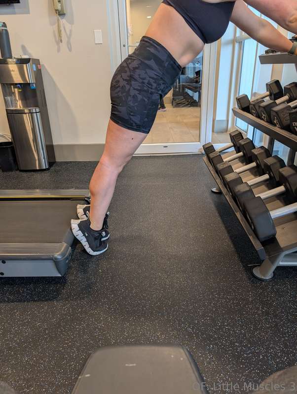 Hubby had fun filming me working out. Little surprise at the..