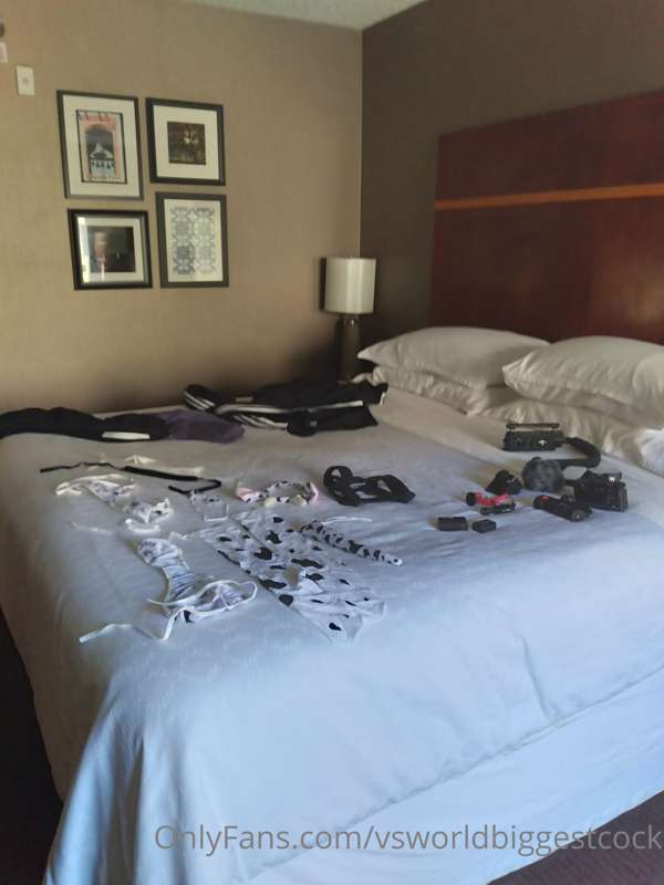 At the hotel, ready to shoot. Very excited!