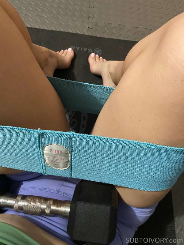 Just finished a workout ☺️ daily uploads resume tomorrow 💕