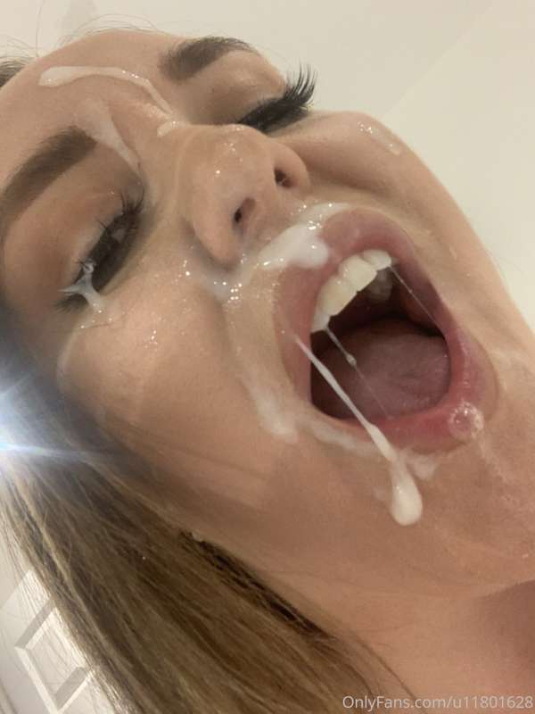 Do you like me covered in cum 👀👀💦