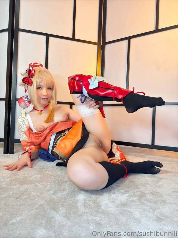 Wanna make some fireworks?‎ ♡ Genshin Impact Yoimiya 宵宮 Cosp.. 1