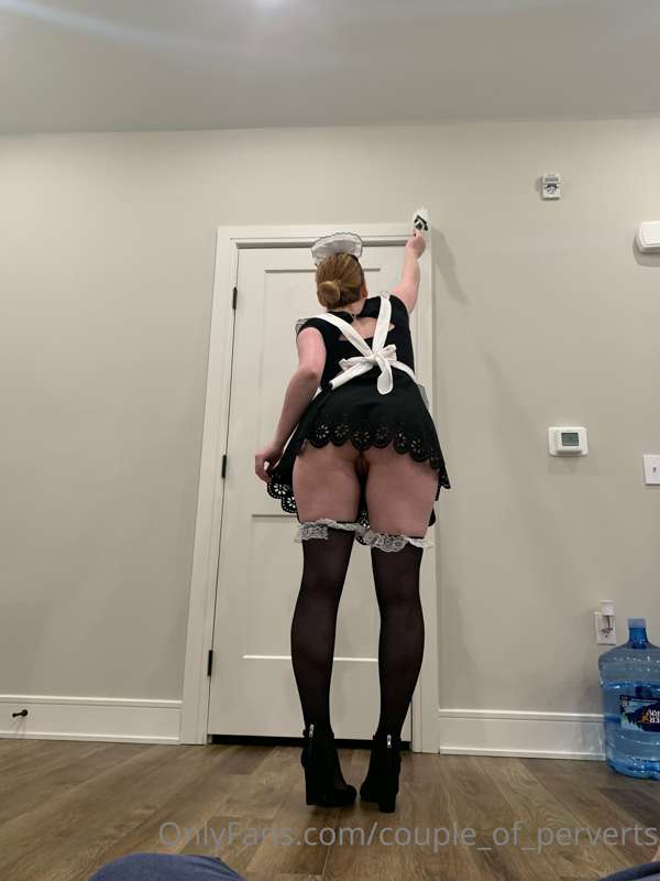 This fuckdoll used its maid feature to clean for its Master... 7