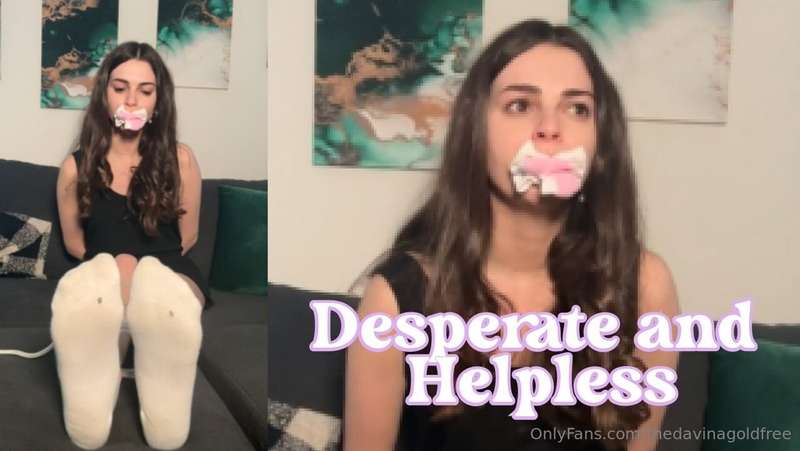 Gagged and Ready Helpless Girl Begging for Release  I'm all ..