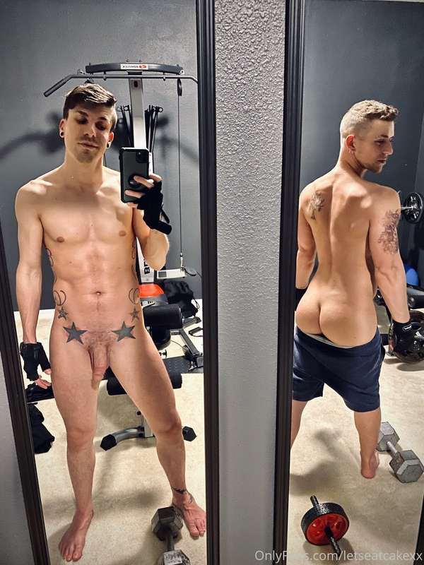 Who wants to cum workout with us? Promise we’ll be safe...is..