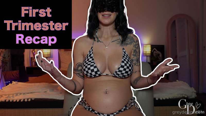 First Trimester Pregnancy Recap | Grey Desirehttps://youtu.b..
