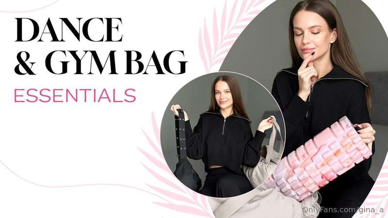 Heyyy! Here I am, unpacking my dance and gym bag essentials!..