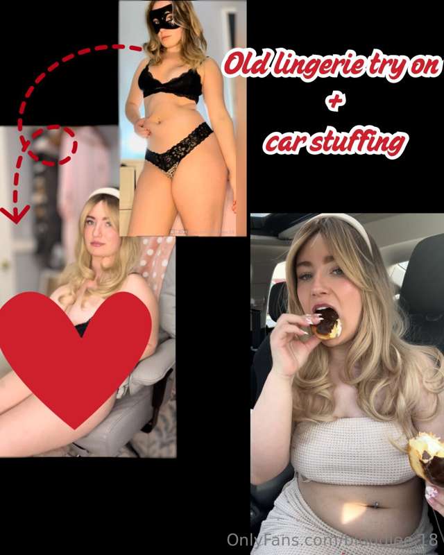 In this video I stuff myself with donuts and then try on old..