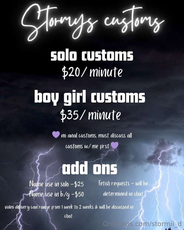 ‼️ Please discuss all customs with me before payment ‼️