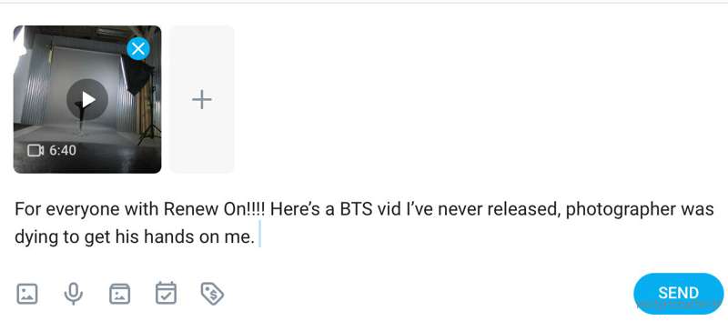 Remember you have to have Renewals on to get the video messa..