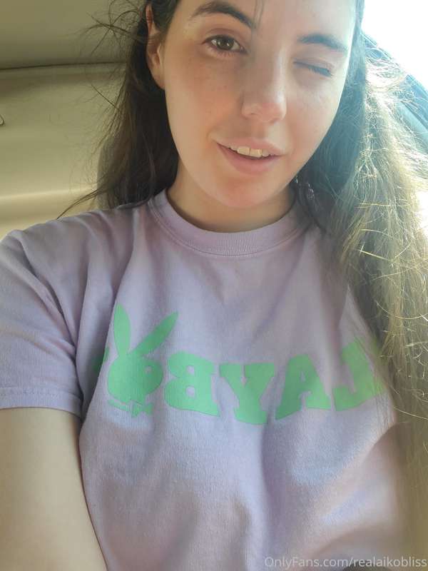 Changing out of my playboy shirt in the parking lot before I..