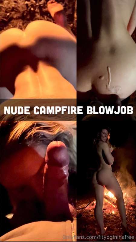 Sensual blowjob by the fire ending in him cumming on my ass ..