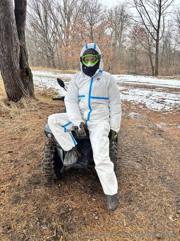 Spent the weekend riding ATVs… and let’s just say I looked a..
