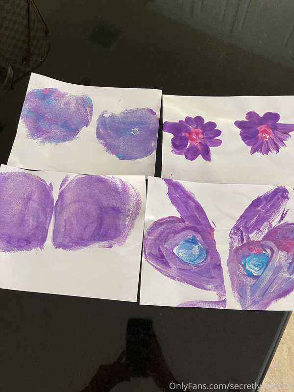 @jessicabarton & I made the most beautiful artwork during ou..
