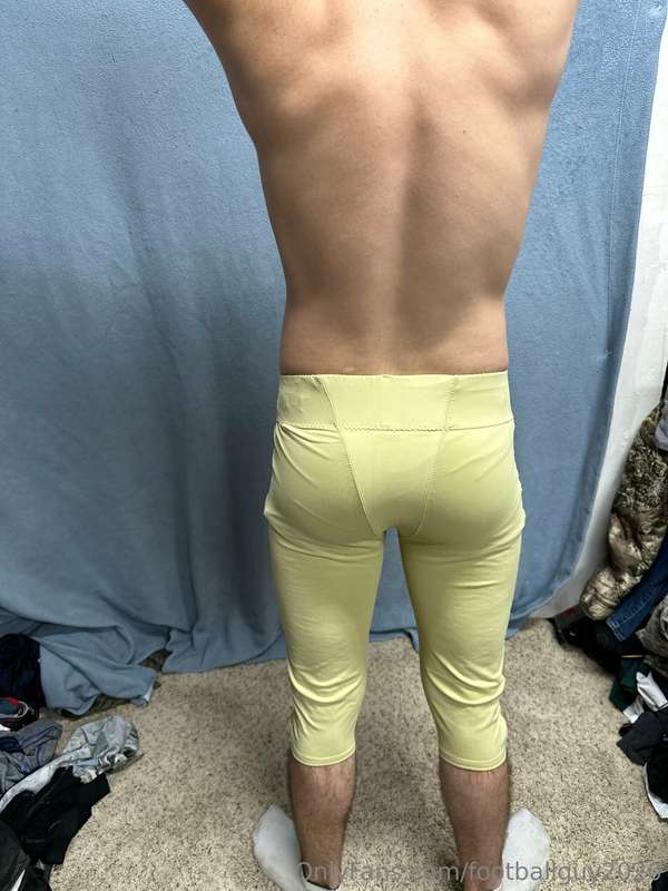 The new private in football gear and a wrestling singlet! 6