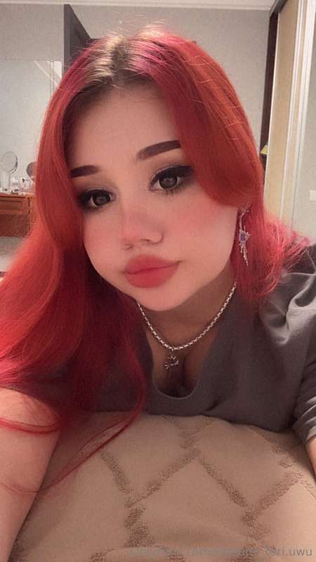 Red hair, don’t care!  Just a little downtime with a pop of ..