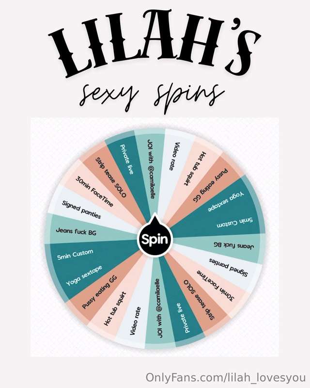 lilah’s Sexy Spins! 😈come play, come watch, come worship, ev..
