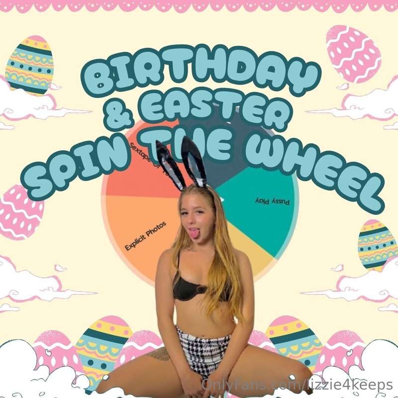 🐰 Birthday & Easter Spin the Wheel 🐰🎂It’s my birthday weeken..