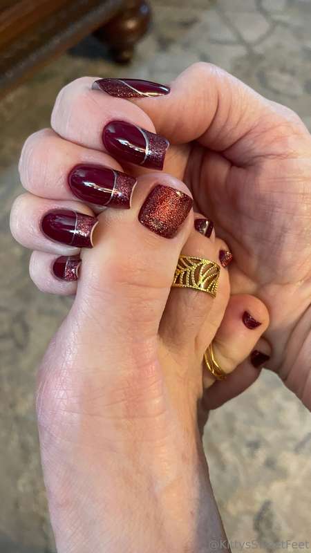New mani-pedi—feeling flawless! What do you think? 1