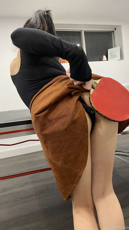 Would you be down for some strip ping pong? ;) Loser strips .. 20