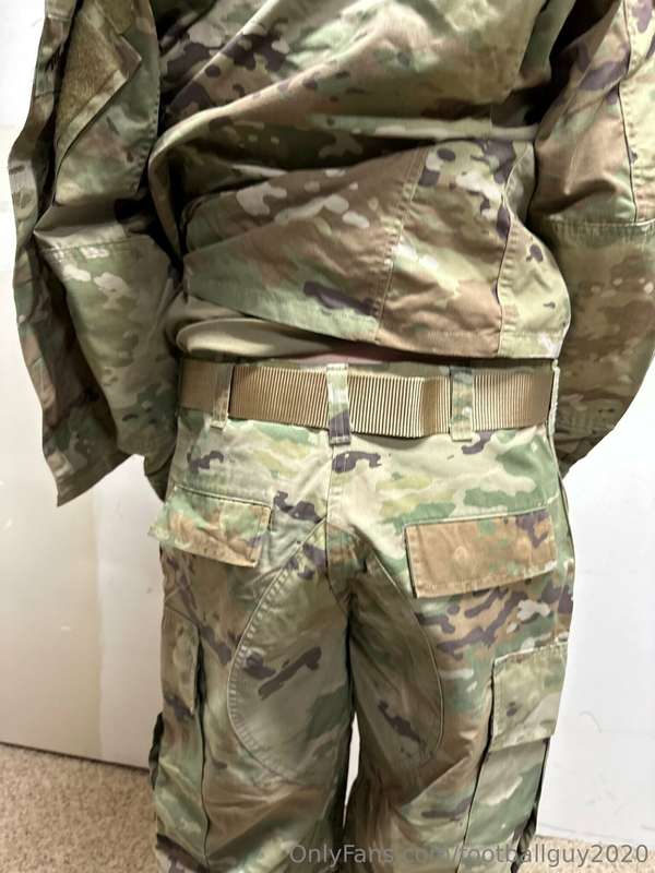 The private doing a little stripping down to his military br.. 3