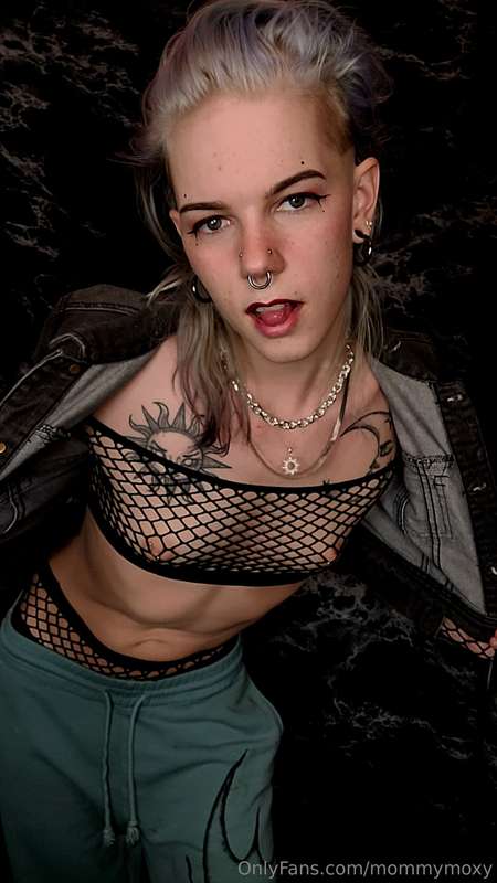 Fishnets and denim yum 16