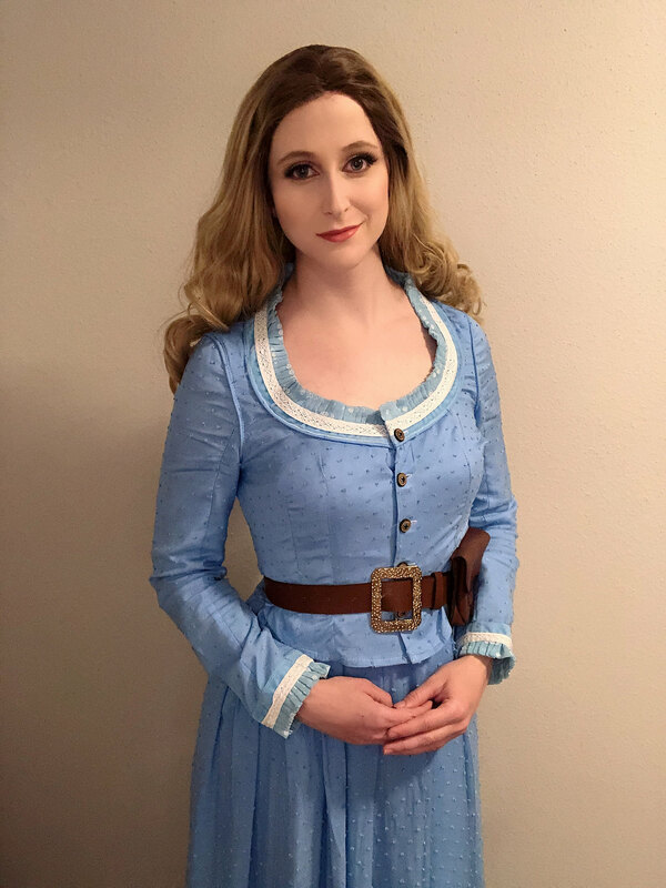 Did a cosplay test in my Dolores cosplay the other day. :)