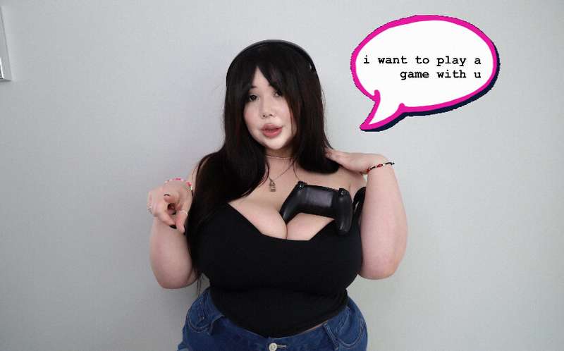 my boobs are so soft and squishy :p  do you enjoy watching t.. 1
