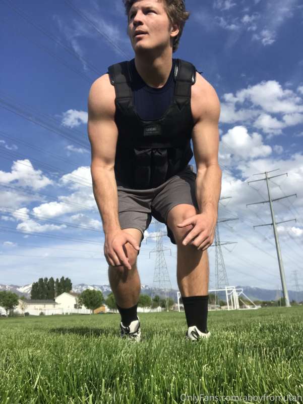 A pic from a while back during training