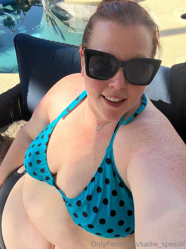 My ass always swallows my bikini bottoms! Will you come help..