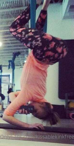 Another fun fact: I do aerial fitness! These are old pics an.. 2