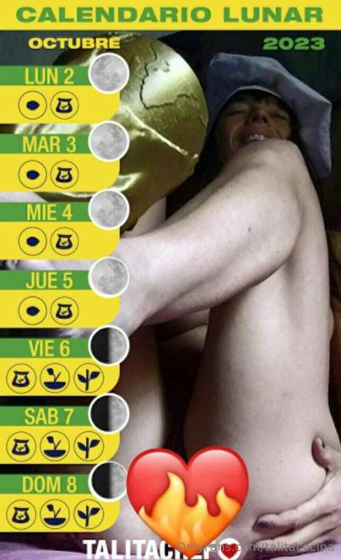 Aloha Amigo
Cómo estás?
Te comparte el calendario lunar del .. 4