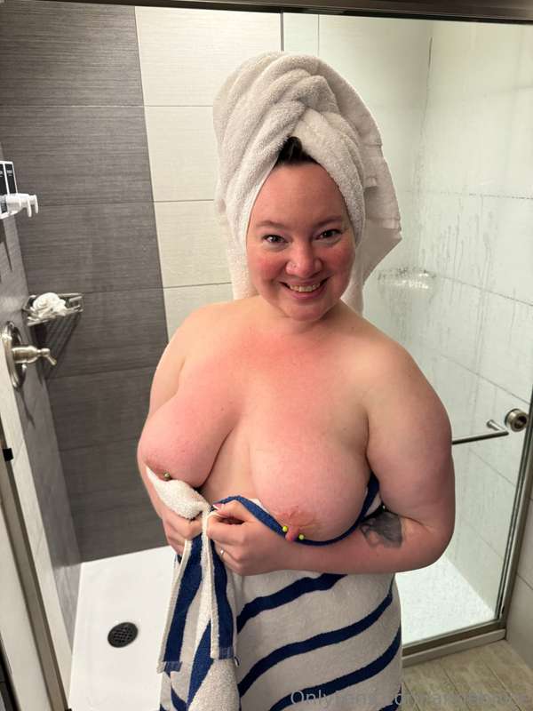 Freshly showered 