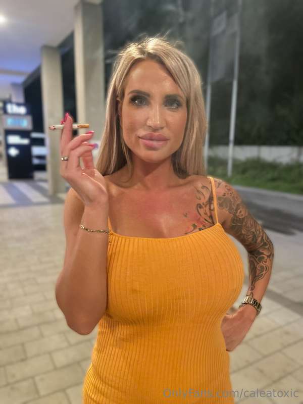Today very private, smoking in a summer dress, of course lik.. 1