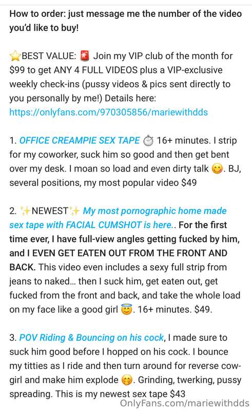 🔔 ***SEE ANY OF MY PORN VIDEOS FOR $10 OFF THE MENU PRICE TH.. 7