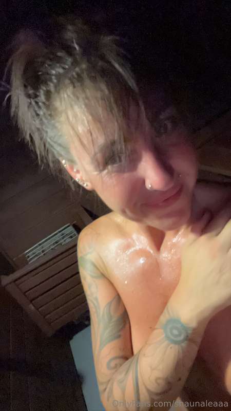 It was a great night to sweat in the sauna again.. a little ..