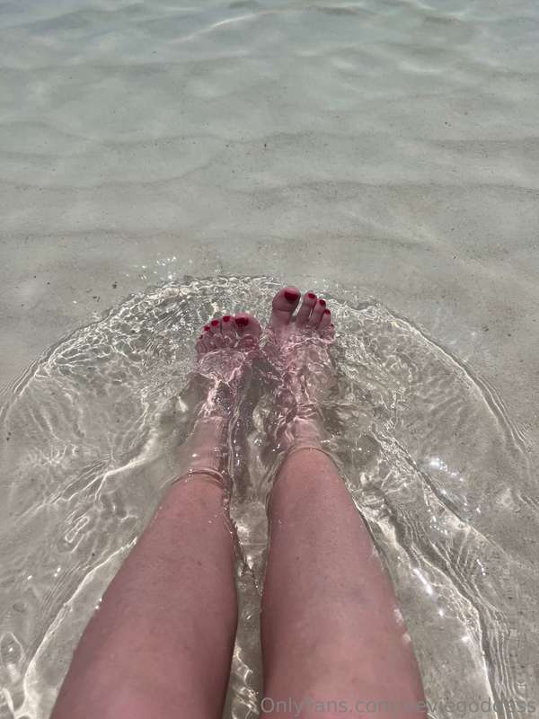 There's something magical about toes in the sand, don't you ..