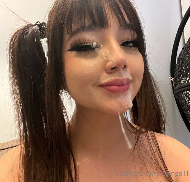 Can i take cute pics with your cum? 💕 8