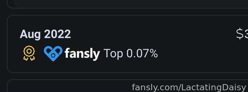 Lactatingdaisy - Fansly - 08 Aug, 2022