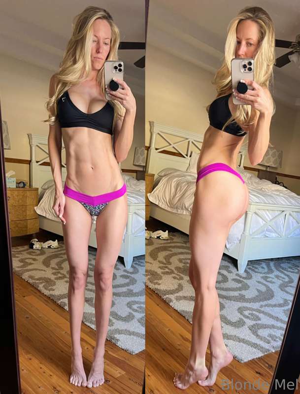 Gym days are paying off!