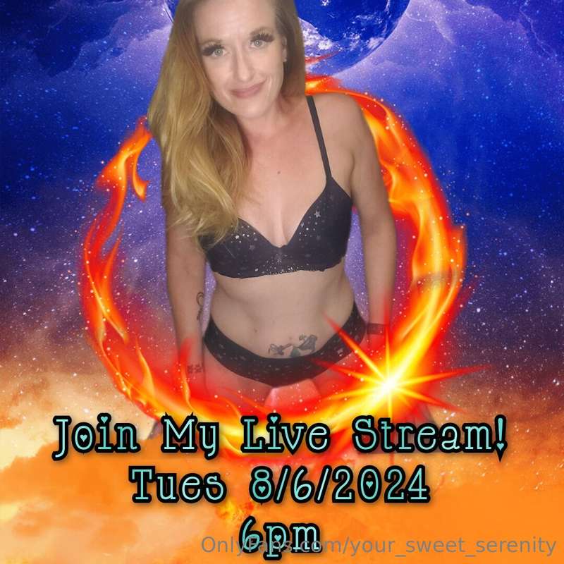 Don't forget to join Me LIVE tomorrow 💋
